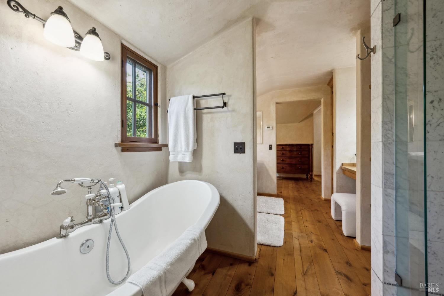 The soaking tub
